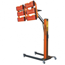 Шестикассетная ИК сушка на пантографической стойке WiederKraft WDK-6CL/220