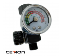 Регулятор давления с манометром CETRON JYF02B