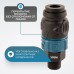 Пневматическое быстроразъёмное соединение WIEDERKRAFT WDK-830SM (3/8M) Пневматическое быстроразъёмное соединение WIEDERKRAFT WDK-830SM (3/8M)