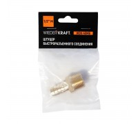 Штуцер быстроразъемного соединения WIEDERKRAFT WDK-40MB (1/2")