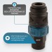 WDK-830SFS Композитное пневматическое быстроразъёмное соединение c предохранителем,  внутренняя резьба F3/8