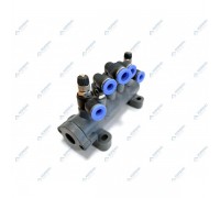 5-ти канальный клапан в сборе (соединитель Т-типа) для шиномонтажного стенда HZ 08.303