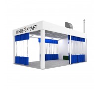 Пост подготовки с диагональным потоком воздуха WIEDERKRAFT WDK-410M (15000м^3/ч)