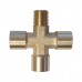 WDK-23FMB Фитинг X - образный, резъба 1/4 WDK-23FMB Фитинг X - образный, резъба 1/4