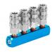 Разветвитель пневматический WIEDERKRAFT WDK‑84MM (1/4F)