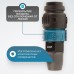 WDK-840SPS Композитное пневматическое быстроразъёмное с предохранителем,  крепление под гайку 8x12мм