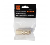 Быстроразъемное соединение пневматическое WIEDERKRAFT WDK-30SFB (3/8")