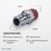 Штекер быстроразъемного соединения WIEDERKRAFT WDK-400PMA (1/2")