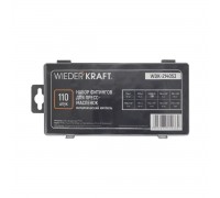 WDK-214053 Набор фитингов для пресс-масленок, металлический ниппель, 110 шт