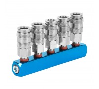 Разветвитель пневматический WIEDERKRAFT WDK-85MX (1/4F)