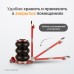 WDK-81813D Домкрат пневматический подкатной 5 т, 145-440 мм, с регулировкой угла наклона рукояти WDK-81813D Домкрат пневматический подкатной 5 т, 145-440 мм, с регулировкой угла наклона рукояти