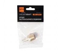 Штуцер быстроразъемного соединения WIEDERKRAFT WDK-40PMB (1/2")