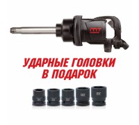 Гайковерт пневматический ударный 1", 2441 Нм, удлиненный MIGHTY SEVEN PNC-8343-8