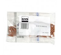 Заклепки медные M4 x 16 (100 шт)