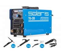 Аппарат аргонодуговой сварки SOLARIS TIG-200 + AK (TIG-MMA)